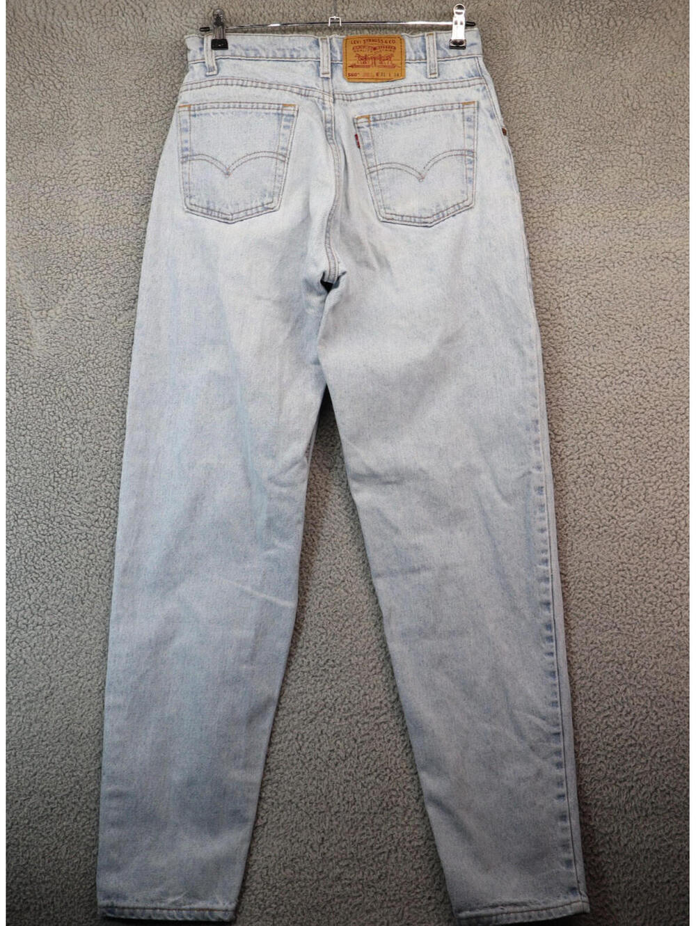 Levi's 560 Jeans Loose Fit Tapered Leg 31x34 Light Blue Vtg